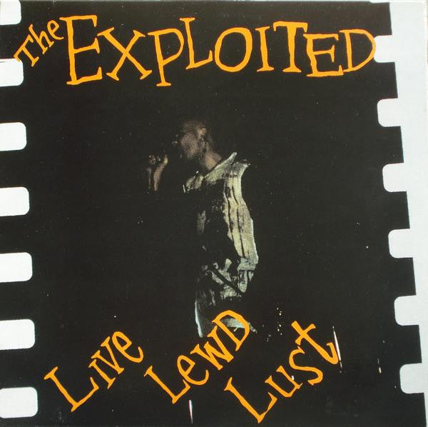 Exploited - Live Lewd Lust USED LP (orange vinyl)