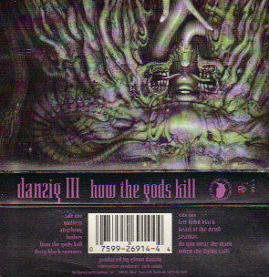 Danzig - Danzig III: How The Gods Kill USED CASSETTE