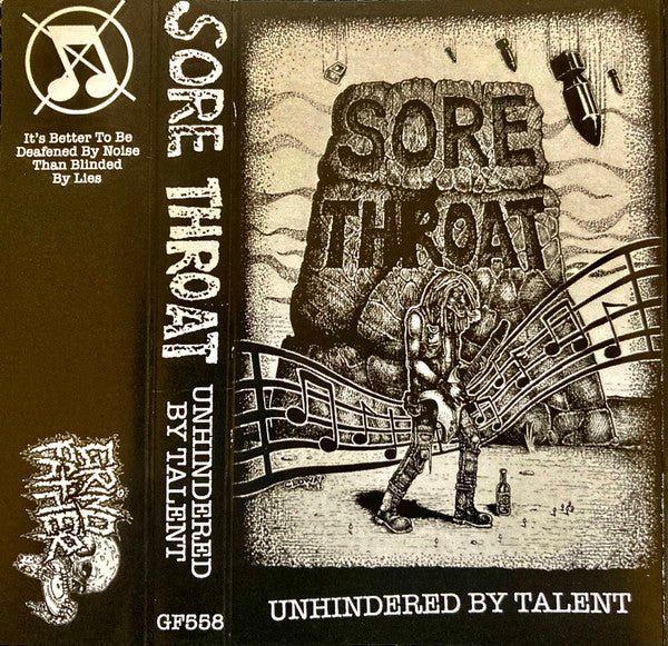 Sore Throat - Unhindered By Talent NEW CASSETTE