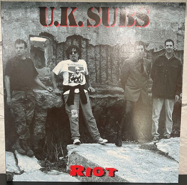 UK Subs - Riot USED LP (blue vinyl)