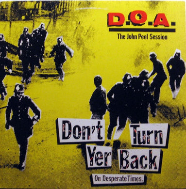 D.O.A. - Don't Turn Yer Back (On Desperate Times) USED LP (uk)