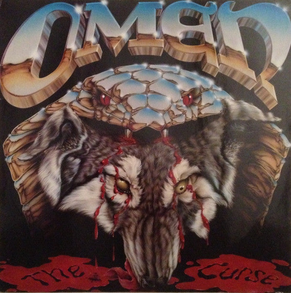 Omen - The Curse USED METAL LP – pukenvomitrecords.com