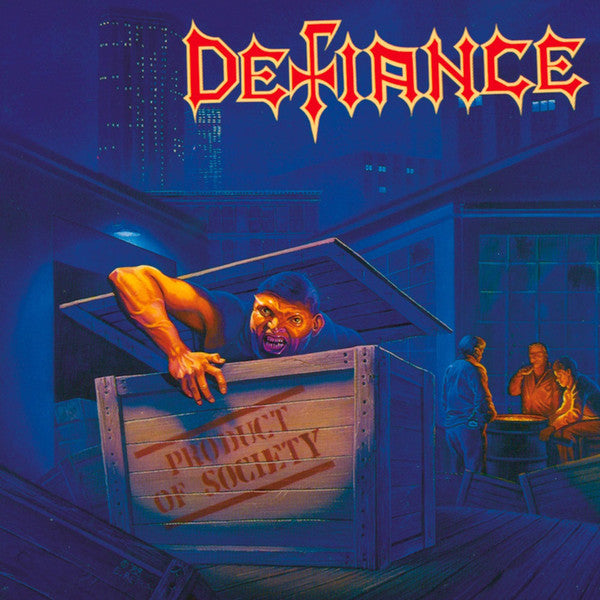 Defiance - Product Of Society USED METAL LP (blue vinyl)