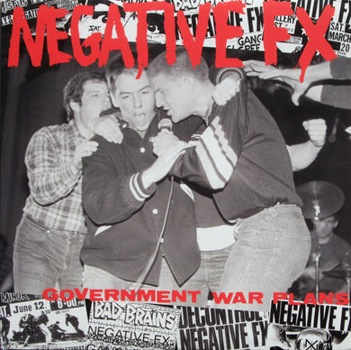 Negative FX - Government War Plans 1982 Demos USED LP