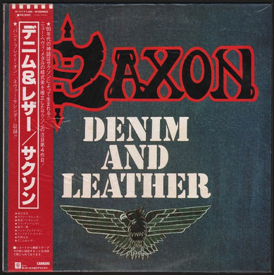 Saxon - Denim And Leather USED METAL LP (jpn)