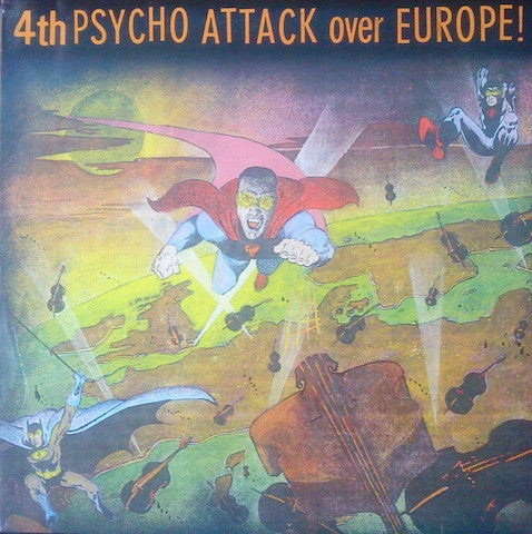 Comp - 4th Psycho Attack Over Europe ! USED PSYCHOBILLY / SKA LP