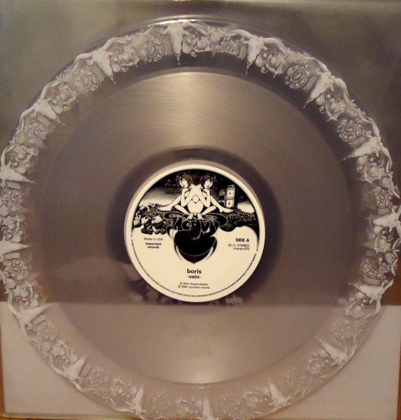 Boris - Vein (Hardcore Version) USED METAL LP (clear vinyl) test pressing