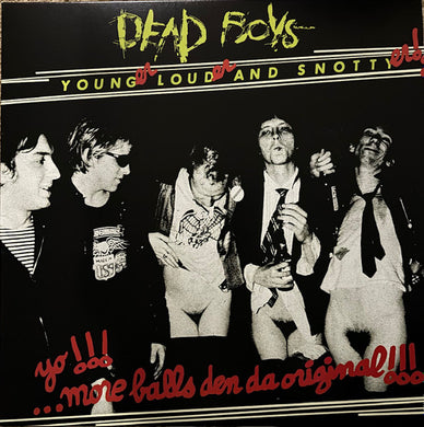 Dead Boys - Younger Louder And Snottyer USED LP (white vinyl)