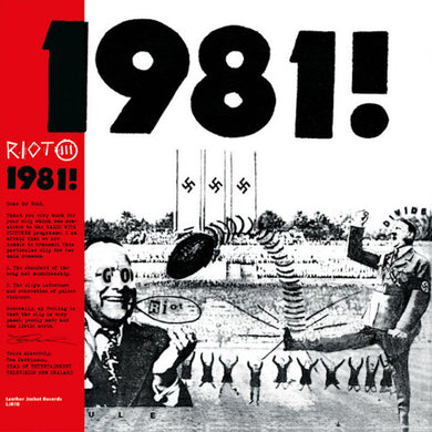 Riot 111 - 1981! NEW LP