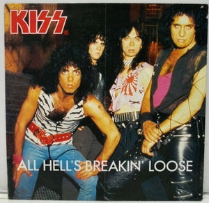 Kiss - All Hell's Breakin' Loose USED METAL 7" (hol)