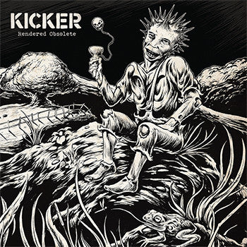 Kicker - Rendered Obsolete USED LP (milky clear vinyl)