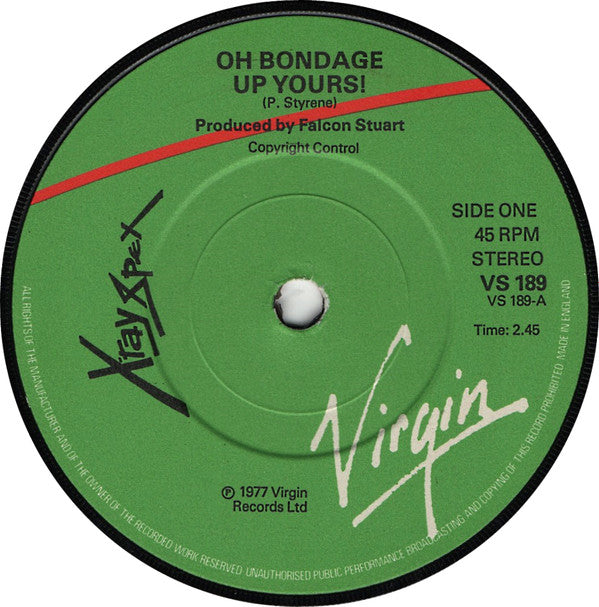 Xray Spex - Oh Bondage Up Yours! USED 7