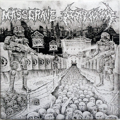 MassGrave / Stormcrow - Split USED CD