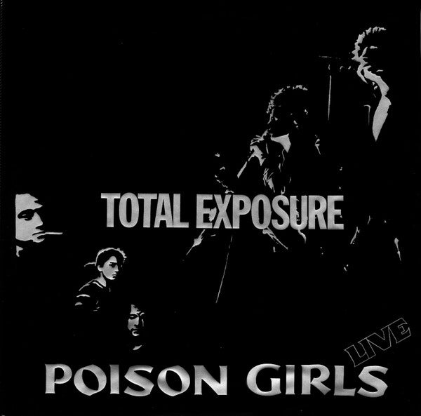 Poison Girls - Total Exposure (Live) USED LP (clear vinyl)