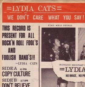 Lydia Cats - We Don't Care What You Say! USED 7