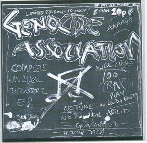 Genocide Association - Sonik Lobotomy Tape USED 7"