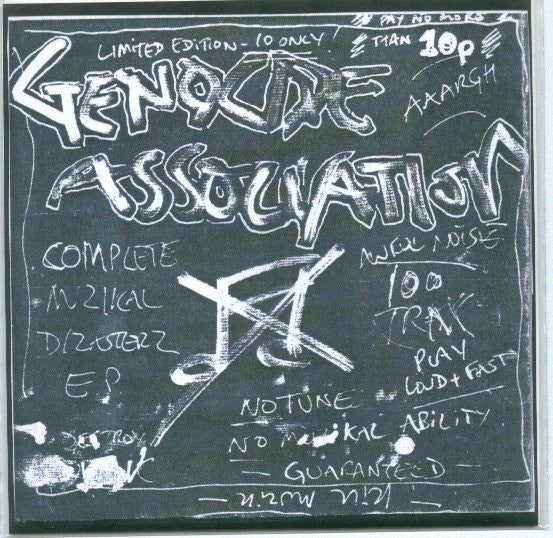 Genocide Association - Sonik Lobotomy Tape USED 7