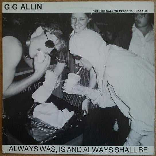 GG Allin - Always Was, Is And Always Shall Be / E.M.F. USED 2xLP