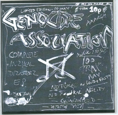 Genocide Association - Sonik Lobotomy Tape NEW 7
