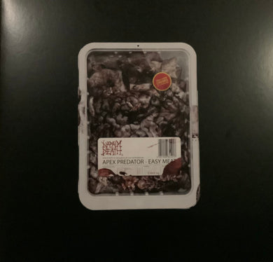 Napalm Death - Apex Predator Easy Meat  USED METAL LP (white/red black splatter vinyl)