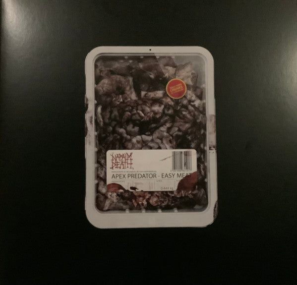 Napalm Death - Apex Predator Easy Meat  USED METAL LP (white/red black splatter vinyl)