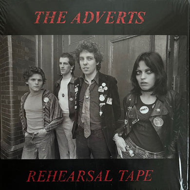 Adverts - Rehearsal Tape NEW LP