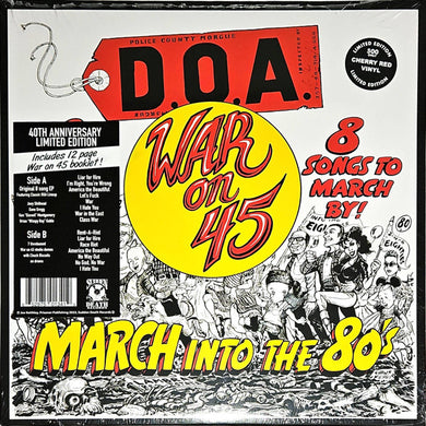 D.O.A. - War On 45 NEW LP
