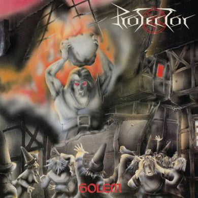 Protector - Golem USED METAL LP (neon orange vinyl)