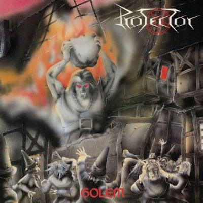 Protector - Golem USED METAL LP (neon orange vinyl)