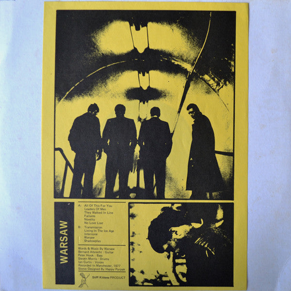 Warsaw - S/T USED POST PUNK / GOTH LP