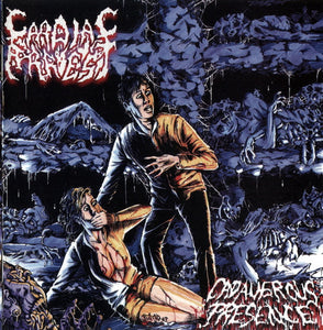 Cardiac Arrest - Cadaverous Presence USED METAL 2xLP (blue cloudy vinyl)