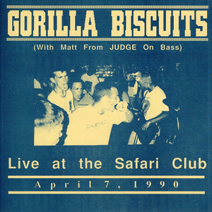 Gorilla Biscuits - Live At The Safari Club USED 7"