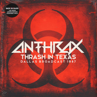 Anthrax - Thrash In Texas NEW METAL 2xLP