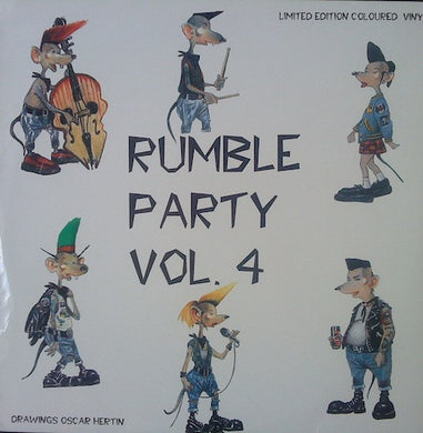 Comp - Rumble Party Vol 4 USED PSYCHOBILLY / SKA LP (purple vinyl)