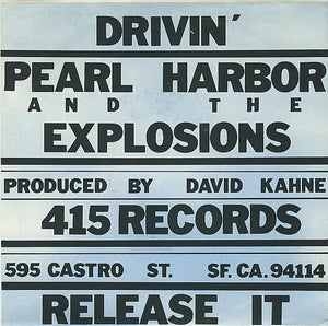 Pearl Harbor And The Explosions - Drivin' USED POST PUNK / GOTH 7"