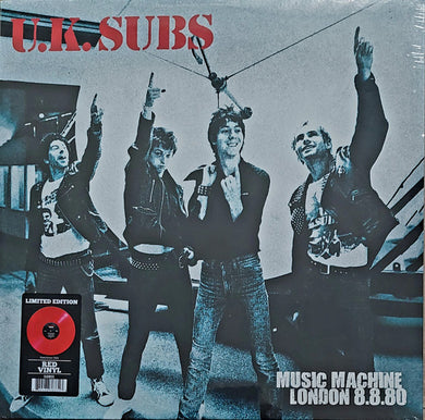 UK Subs - Music Machine London 8.8.80 USED LP (red vinyl)