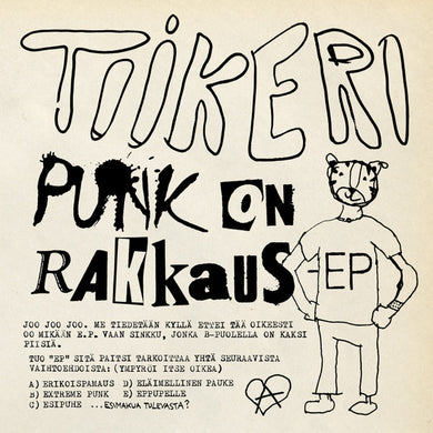 Tiikeri - Punk On Rakkaus EP NEW 7