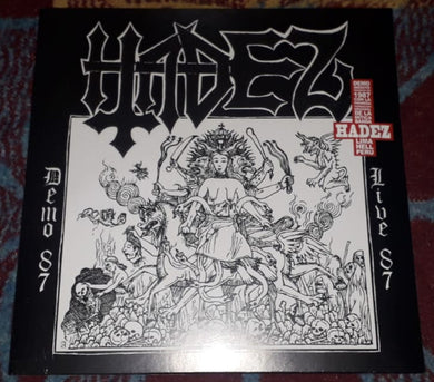Hadez - Demo 87 / Live 87 NEW METAL LP
