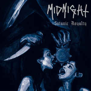 Midnight - Satanic Royalty USED METAL LP (clear w/ balck blue red splatter vinyl)