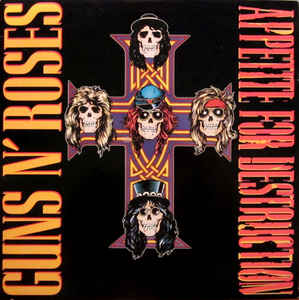 Guns N Roses ‎- Appetite For Destruction USED METAL LP