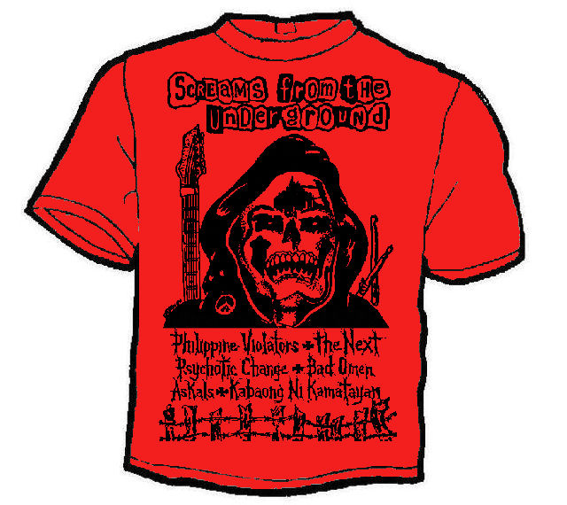 FREE SCREAMS FROM THE UNDERGROUND SHIRT FOR ALL OF NOV W/ MINIMUM PURCHASE (worldwide)  shipping applies