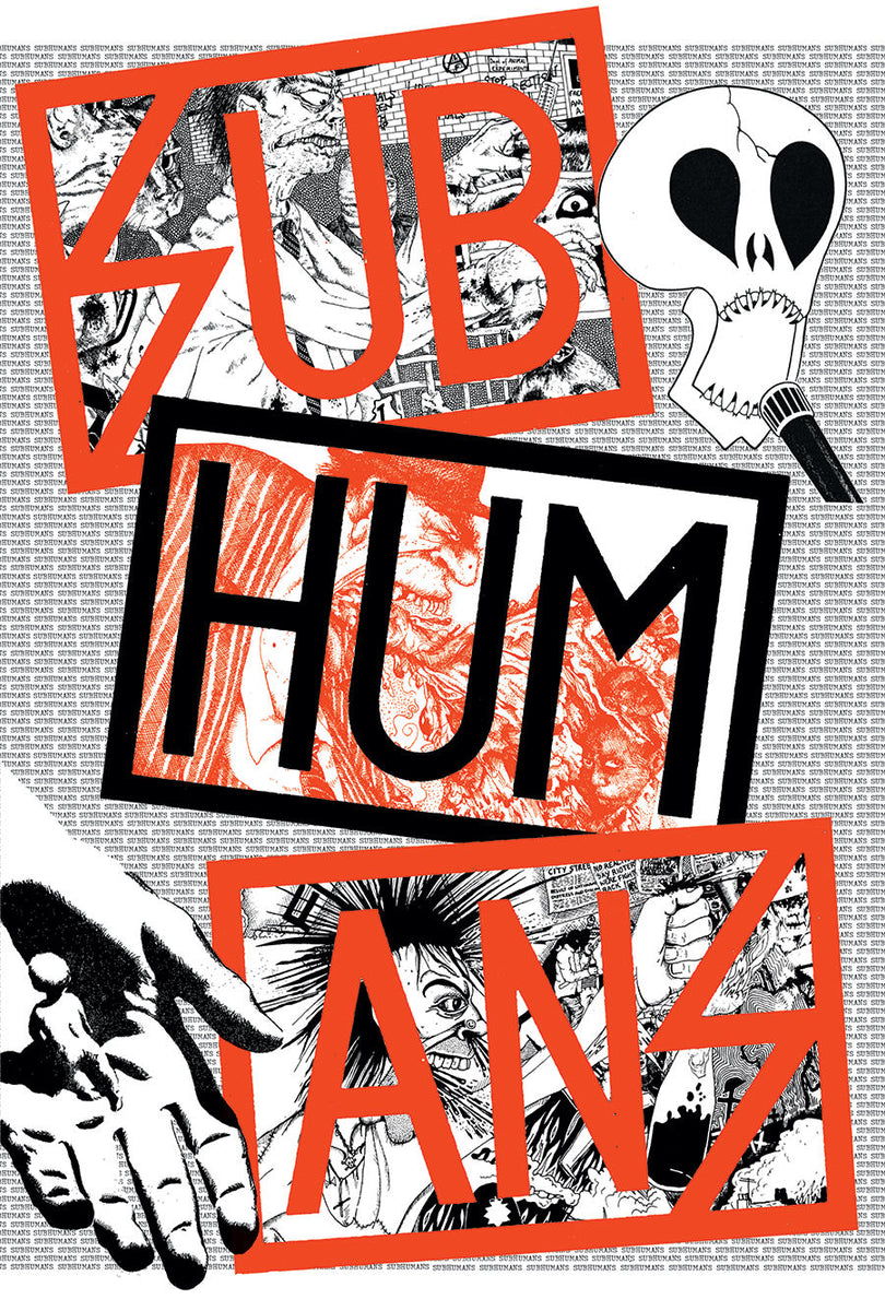 SUBHUMANS POSTER (24X36) – pukenvomitrecords.com