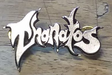 THANATOS - LOGO METAL BADGE