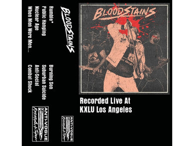 Bloodstains - Live At KXLU Los Angeles NEW CASSETTE