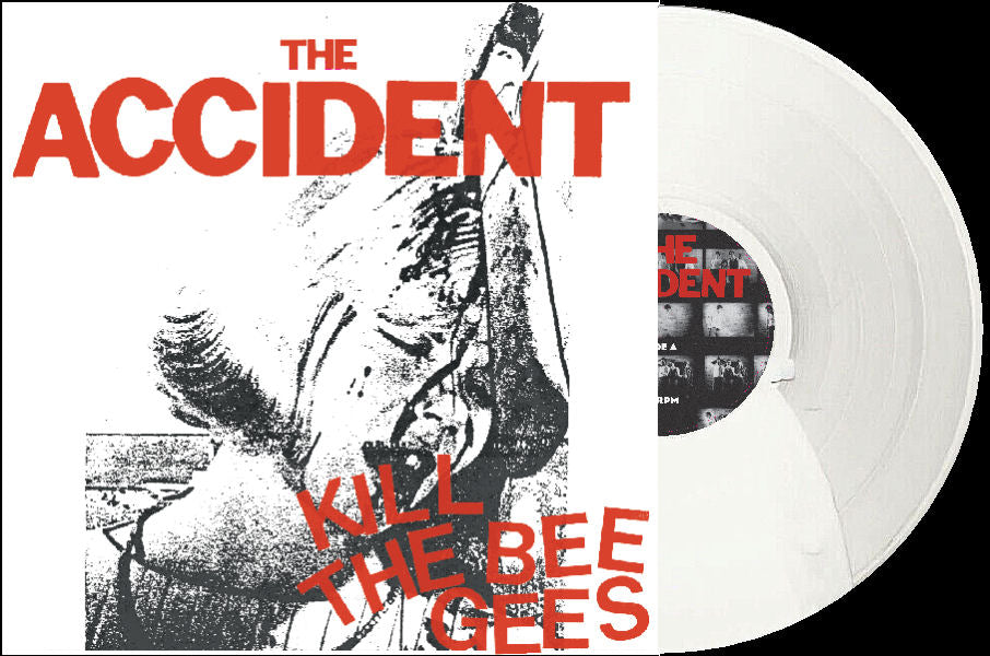 Accident - Kill The Bee Gees NEW LP (clear split w/ white vinyl)