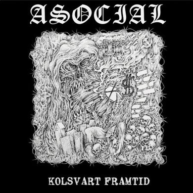 Asocial - Kolsvart Framtid NEW LP (ships end of jan)