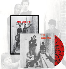 Load image into Gallery viewer, Cheifs - Blues NEW 7" &amp; BOOK (red w/ black splatter vinyl) ships feb