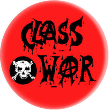 CLASS WAR LOGO button (1 inch)