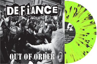 Defiance - Out Of Order NEW LP (yellow w/ black splatter vinyl)