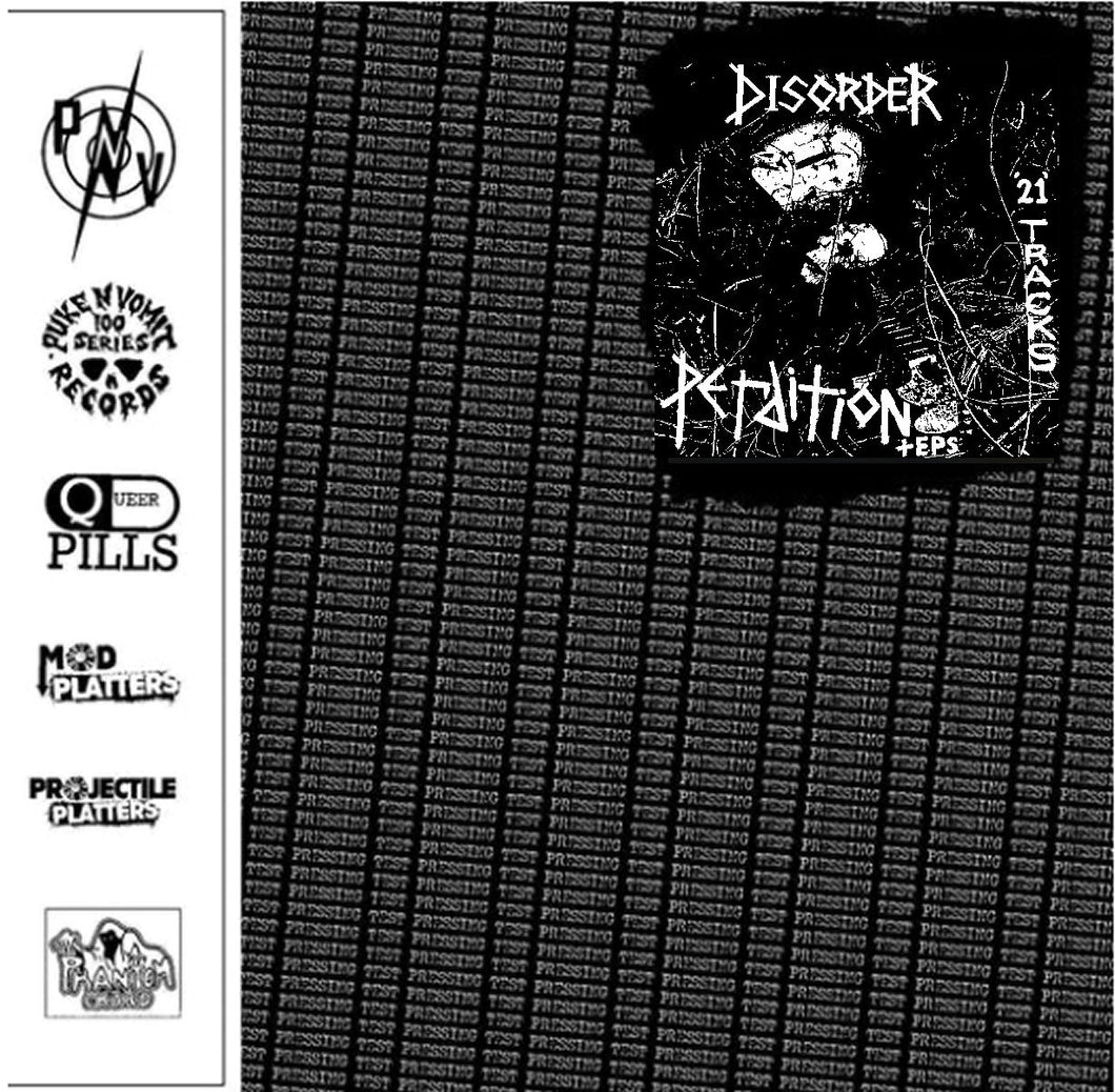 Disorder - Perdition + eps USED LP (test press)